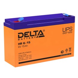 HR 6-15 Delta | Аккумулятор UPS 6В 15А.ч Delta
