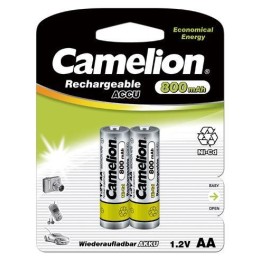 2202 Camelion | Аккумулятор AA/R6 800мА.ч NI-CD BL-2 металлик (блист.2шт)