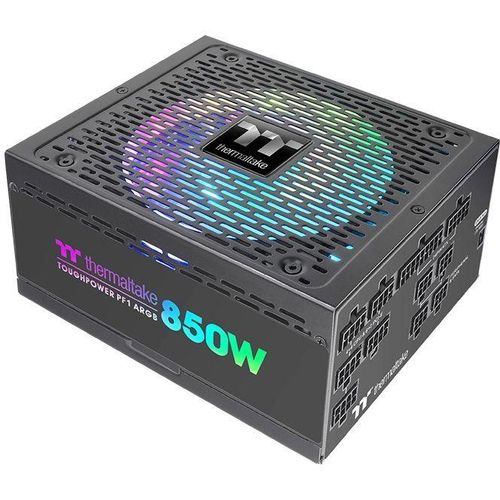 1512151 THERMALTAKE | Блок питания ATX 850Вт Toughpower PF1 ARGB80+ platinum 24+2х4+4) pin APFC 140мм fan color LED 12хSATA Cab Manag RTL