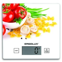 14360 Ergolux | Весы кухонные ELX-SK01-С36 паста томаты и грибы (до 5кг 150х150мм)