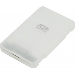 391079 AGESTAR | Корпус внеш. для HDD/SSD 3UBCP3 SATA пластик бел. 2.5дюйм