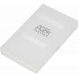 391076 AGESTAR | Корпус внеш. для HDD/SSD SUBCP1 SATA пластик бел. 2.5дюйм