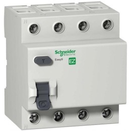 Выключатель дифференциального тока (УЗО) 4п 40А 300мА тип AC EASY9 230В Schneider Electric EZ9R64440