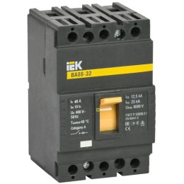 SVA10-3-0040 IEK | Выключатель автоматический 3п 40А 25кА ВА 88-32