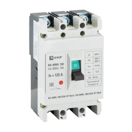 mccb99-100-125mi EKF | Выключатель автоматический 3п 100/125А 18кА ВА-99МL Basic