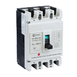 mccb99-250-160mi EKF | Выключатель автоматический 3п 250/160А 20кА ВА-99МL Basic