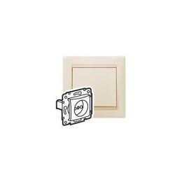 695611 Legrand | Розетка 1-м СП Valena 16А IP21 2P без заземл. механизм сл. кость (DIY-упак.)