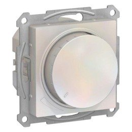 ATN000434 SE | Механизм светорегулятора поворотно-нажимного AtlasDesign 315Вт жемчуж. Schneider